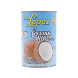23738 - Coco Lopez Coconut Milk - 13.5fl oz. (24 Packs) - BOX: 24