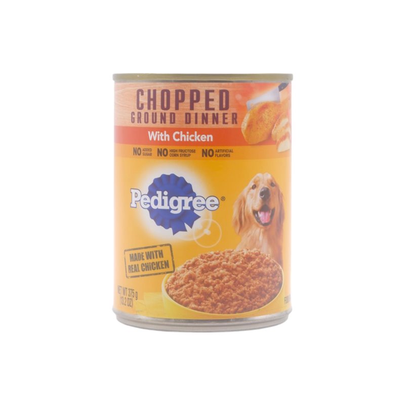 25487 - Pedigree Ground Dinner With Chicken 13.2 oz. - (12 Cans) - BOX: 12