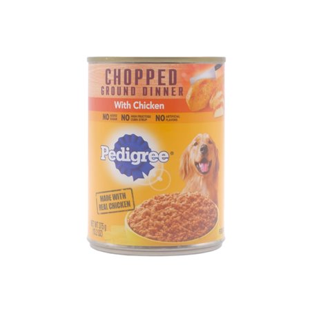 25487 - Pedigree Ground Dinner With Chicken 13.2 oz. - (12 Cans) - BOX: 12