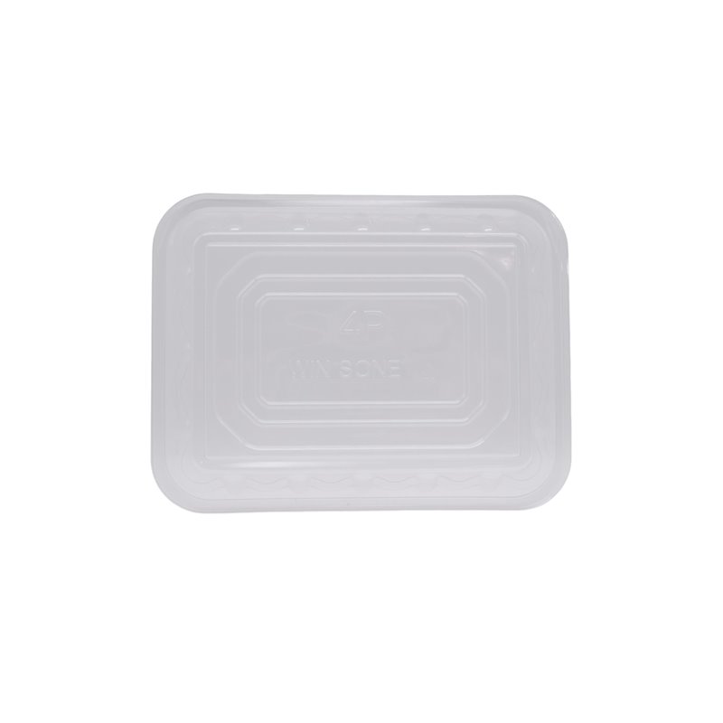 26857 - PT-4P- Pet Plastic Clear Meat Tray - 9.25"X7.12"X1.20"  250pcs - BOX: 500pcs