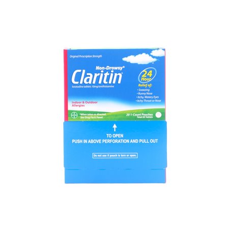 27025 - Claritin 24 Hrs Allergy Relief - 20 Tabs - BOX: 
