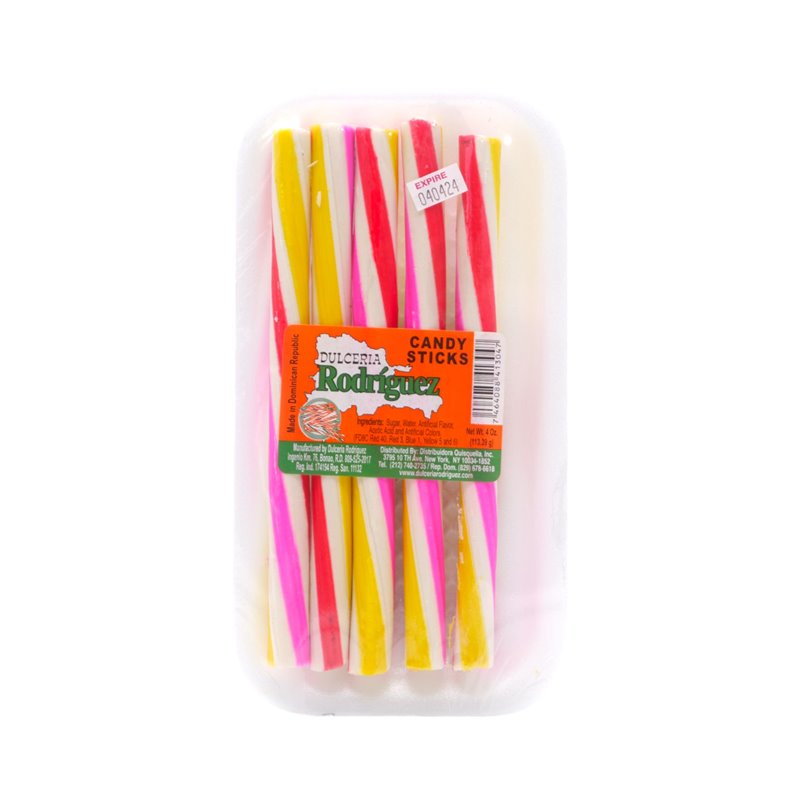 27997 - Dulceria Rodriguez Candy  Sticks - 4 oz. - BOX: 