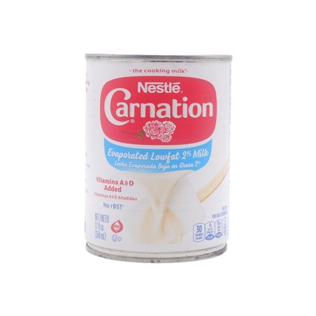28095 - Carnation Evaporated Milk Low Fat 2% - 24/12 fl. oz. - BOX: 24 Units