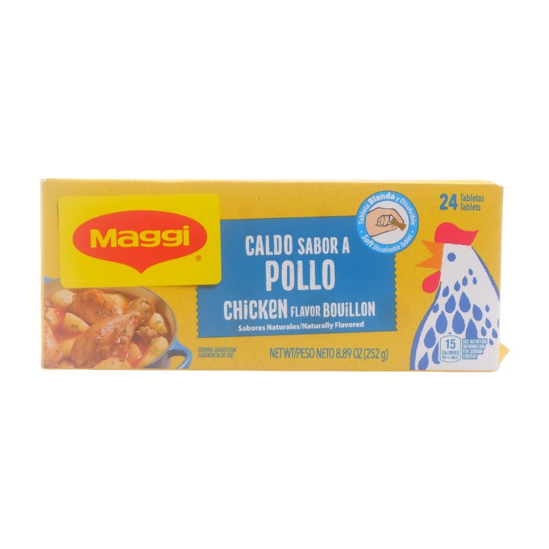 28895 - Maggi Chicken Bouillon, 24 Tablets - (Case of 24) - BOX: 2 Pkg