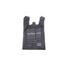 29284 - Non-Wove Vest Bag  14x8x15x200 Black - BOX: 200