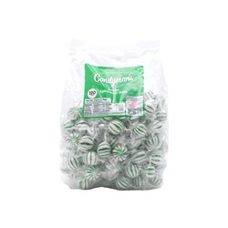 29552 - Candyman's Jumbo Candy Balls Spearmint - 120ct - BOX: 16 Pkg