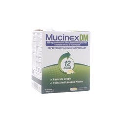 29843 - Mucinex DM Expectorant & Cough Suppressant  - 20 Pouches/2Tablets - BOX: 20 Units