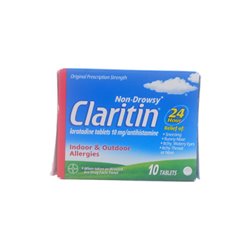 29897 - Claritin Reditabs (Indoor & Outdoor Allergies) - 10 Tabs - BOX: 