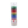 29899 - Candle 7 Days Seven Colors  - (Case of 12). 1043 - BOX: 12 Units