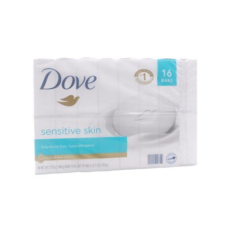 29907 - Dove Soap Sensitive Skin (Fragance Free) - 16 Bars - BOX: 6