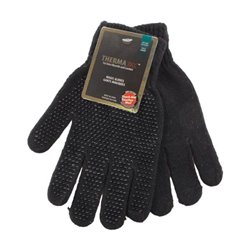 29978 - Thermaxx Winter Glove Chenille Black 11221 12ct - BOX: 144