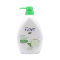 29987 - Dove Body Wash Cucumber & Green Tea w/ Pump - 12/500ml - BOX: 12 Units