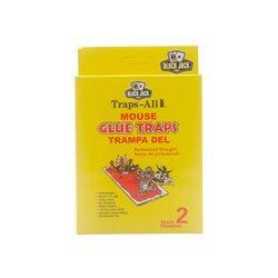 29990 - Black Jack Traps-All Mouse Glue Traps - 2ct - BOX: 24 Units