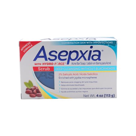 24931 - Asepxia Acne Bar Deep Cleansing - 4 oz. (113gr) - BOX: 20 Units