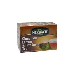 27736 - Herbacil Canela Limon & Laurel Tea 1.32 oz -  25 bag - BOX: 