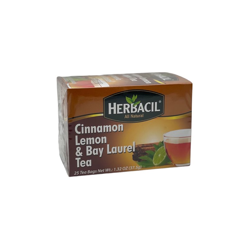 27736 - Herbacil Canela Limon & Laurel Tea 1.32 oz -  25 bag - BOX: 