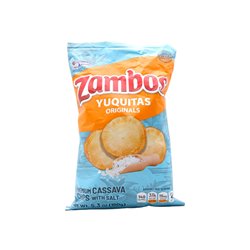 27998 - Zambos Yuquitas Originales Chips - 5.3 oz ( Case of 24 ) - BOX: 24 Units