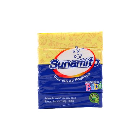 29643 - Sunami Bebé Soap, - Pack Of 5 (Case of 10) - BOX: 25 Pkgs