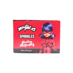 29674 - Miraculous Sparkles Strwberry Filled W/ Sour Candy - 12ct/80gr - BOX: 72pcs