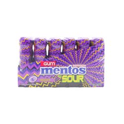 29726 - Perfetti Mentos Gum Sour Grape - 6/28pcs - BOX: 12 Pkg