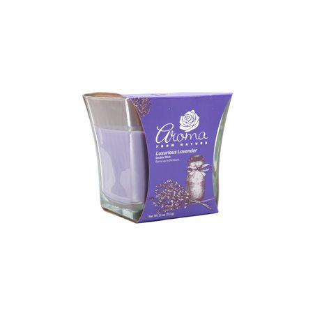 30245 - Aroma Candle Luxurious Lavender- 6/11 oz. (Case Of 6). 2453 - BOX: 6 Units
