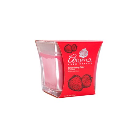 30246 - Aroma Candle Strawberry Field- 6/11 oz. (Case Of 6). 2455 - BOX: 6 Units