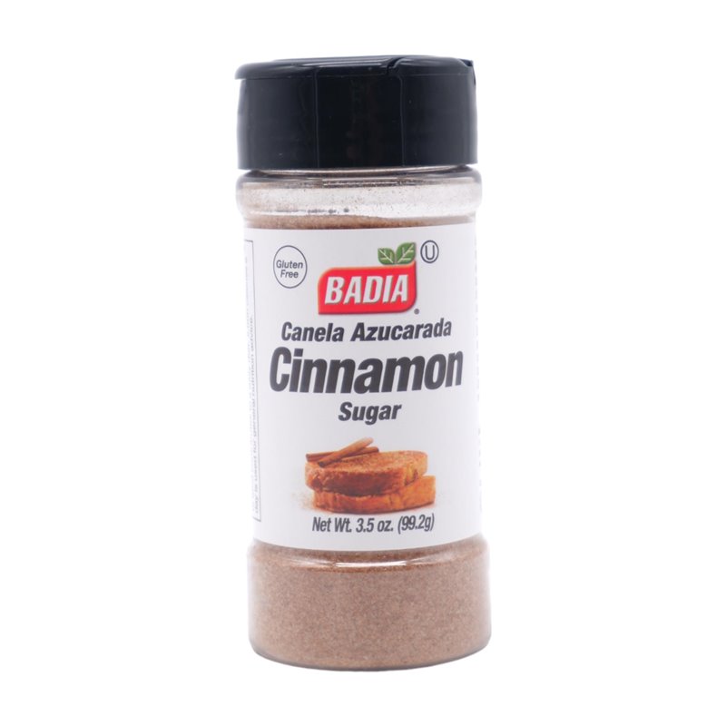 27825 - Badia Cinnamon Sugar - 3.5 oz. (Pack of 8) - BOX: 8 Units