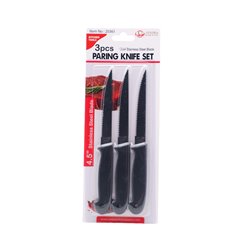 28988 - Uniware Stainless Steel Knife 4.5'' 3Pcs. (20361) - BOX: 24 Units