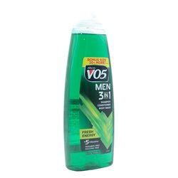 29369 - Alberto VO5 Shampoo, Conditioner & Body Wash Fresh Energy - 15 fl. oz. - BOX: 6 Units