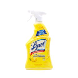 29443 - Lysol Disinfectant Spray, Lemon All Purpose Cleaner - 22oz. (12 Pack) Yellow75227 - BOX: 12 Units