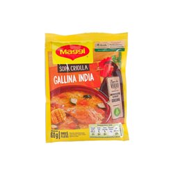 30010 - Maggi Sopa Criolla. Gallina India Con Fideos - 12ct. (Case Of 12) - BOX: 12 Pkg