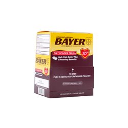 25852 - Bayer Aspirin 325mg - 25/2's - BOX: 