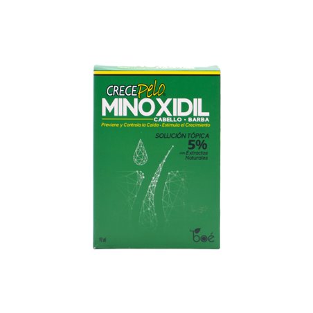 26743 - CrecePelo Minoxidil  Solucion Topica 5%,4-Ampoya - BOX: 