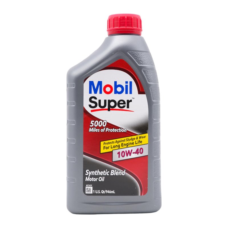 29363 - Mobil Super 5000 miles Motor Oil 10W-40 1Quart - (Case of 6) 124402 - BOX: 6