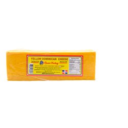 22080 - Hatuey Queso de Freir Dominicano ( Yellow ) 4 lb. - Price X Lb. - BOX: 