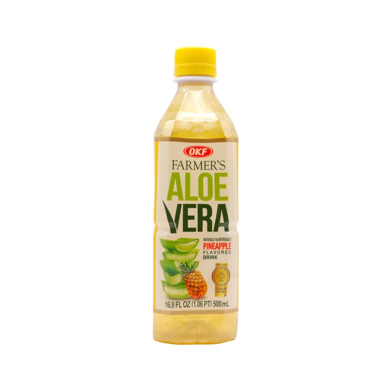 26622 - OKF Aloe Vera Drink, Pineapple - 500ml (Case of 12) - BOX: 12