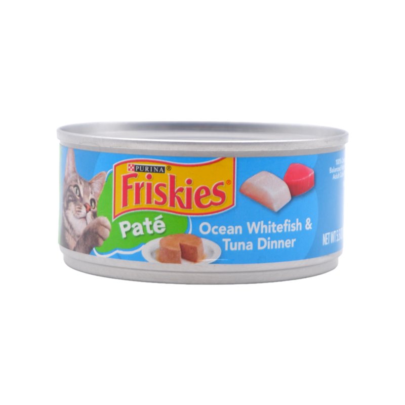 26078 - Friskies Cat Food Pate Ocean Fish & Tuna Dinner , 5.5 oz. - (24 Cans) - BOX: 24
