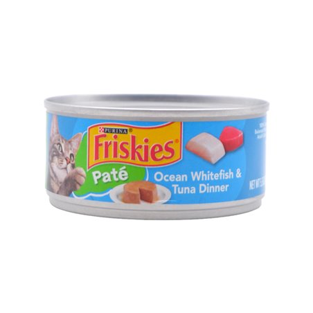 26078 - Friskies Cat Food Pate Ocean Fish & Tuna Dinner , 5.5 oz. - (24 Cans) - BOX: 24