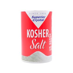 29256 - Superior Crystal Kosher Salt - 24 oz. (Pack of 12).06082027 - BOX: 24 Units