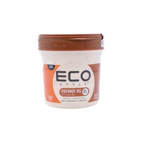29376 - Eco Coconut Oil Styling Gel Clear - 16 oz. - BOX: 6 Units