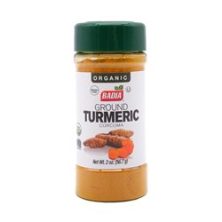 25173 - Badia Organic Turmeric Powder - 2 oz. (Pack of 8) - BOX: 8 Units