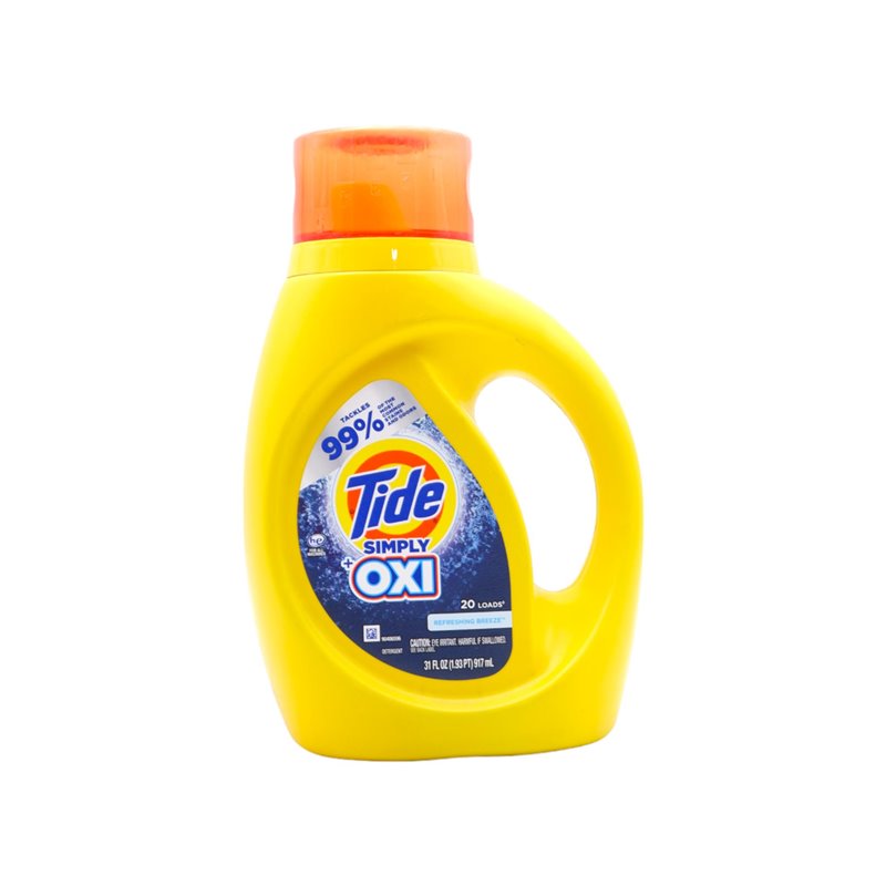 28720 - Tide Liquid Detergent, Simply Oxi - 31 fl. oz. (Case of 6) (90816) - BOX: 6 Units