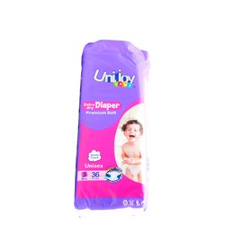 28801 - Unijoy Diapers Premiun Soft 3 -6/36ct - BOX: 4 Pkg