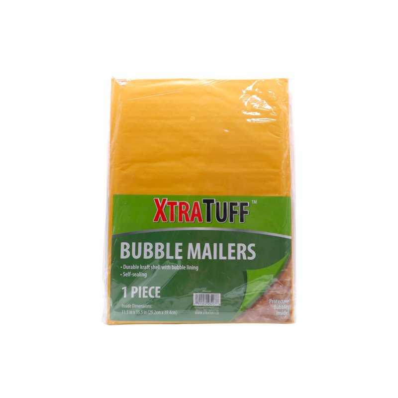 28833 - Xtra Tuff  Envelope Bubble Mailers  11.5" x 15.5" -  1Pack. - BOX: 12