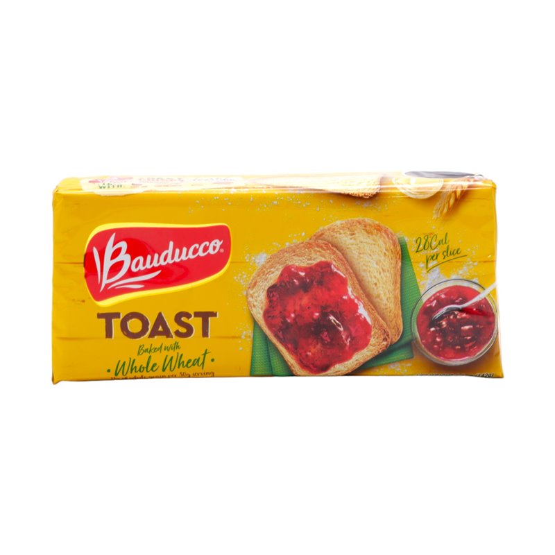 28932 - Bauducco Toast (Baked) Whole Wheat - 15/ 5 oz. ( 142 g ) - BOX: 15 Units