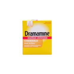 29095 - Dramamine Chewable Dual Action Tabs. Motion Sickness - 25ct - BOX: 