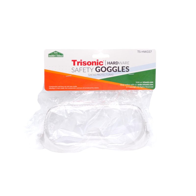 24307 - Trisonic Safety Goggles (TS-HW337) - BOX: 72 Units