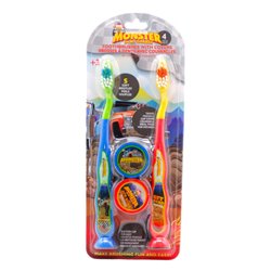 27679 - Oral Fusion Toothbrush (Kids) Monster In My Garage - 4 Pack (68036) - BOX: 24 Pkg