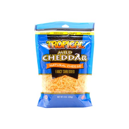 19473 - Tropical Mild Cheddar Cheese 8 oz - BOX: 12 Units