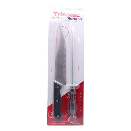 23296 - Trisonic Knife Sharpener - (TS-KN2580H) - BOX: 24 Units